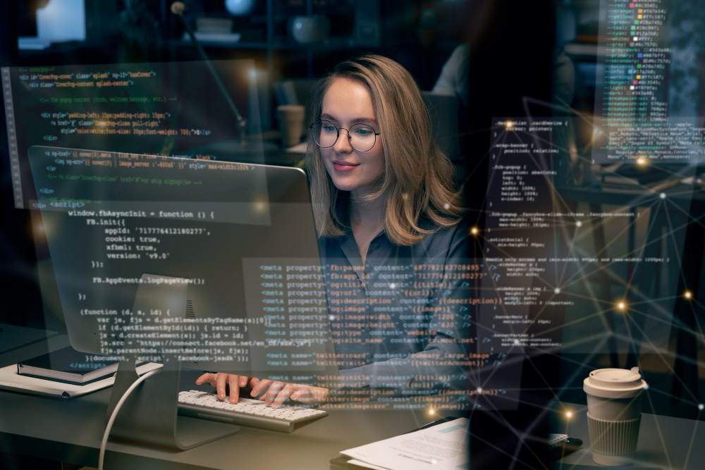 Custom business software dashboard for reports and operations